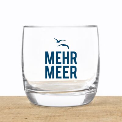 Verre en cristal, verre à whisky « More Sea » fabriqué dans l'UE