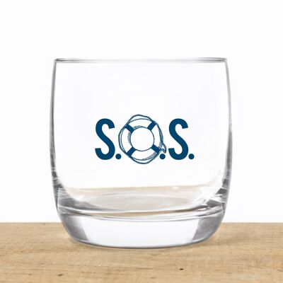 Bicchiere di cristallo S.O.S.