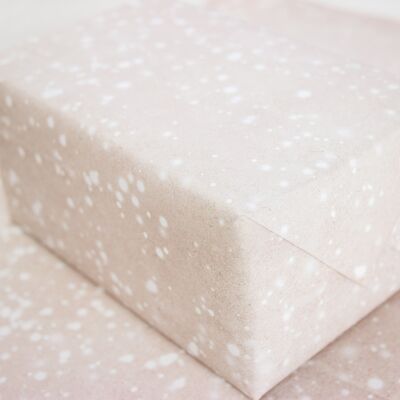 Wrapping paper snow
