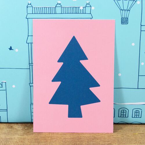 Postkarte Christmas Tree