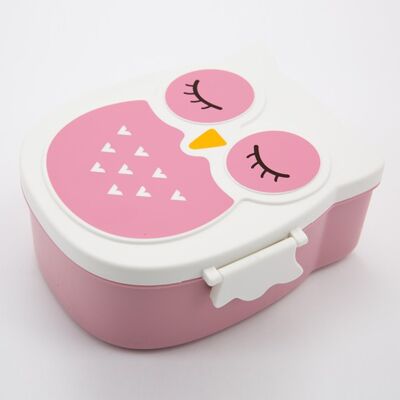 BENTO BÚHO ROSA