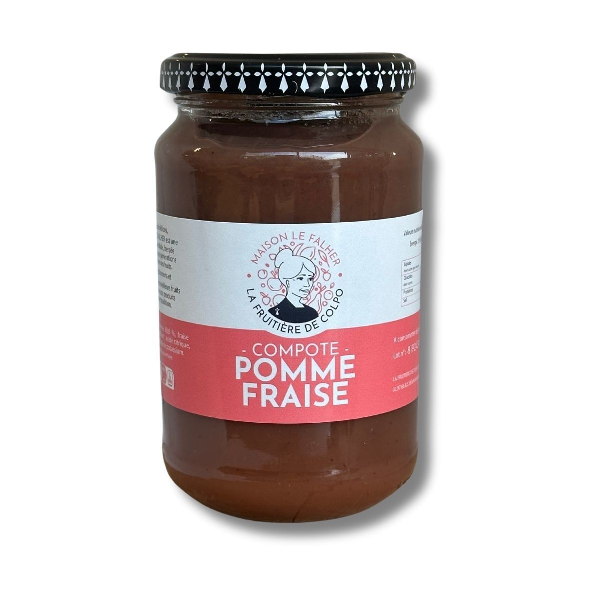 Apple-strawberry compote