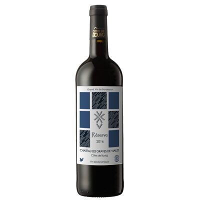 Chateau Les Graves de Viaud Reserva 2019. Burdeos Côtes de Bourg, vino ecológico, vino biodinámico certificado Demeter