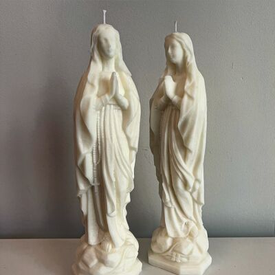 Our lady of lourdes candle