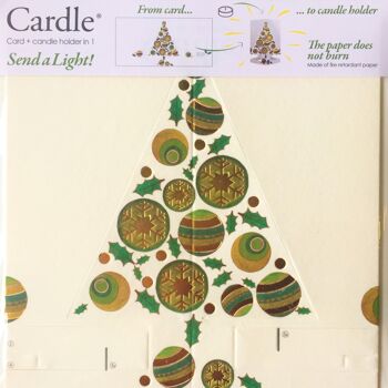 Arbre de Noël Cardle - Cuivre Vert 2