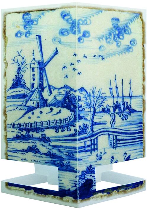 Cardle Dutch Blue Tiles -  Windmill