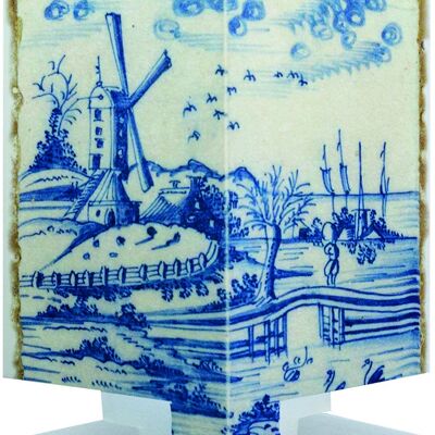 Cardle Dutch Blue Tiles -  Windmill