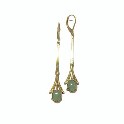 Boucles Théodora aventurine