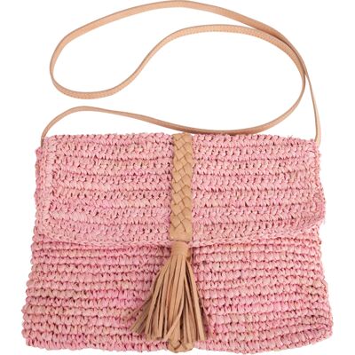 Minitasche Ibiza Leder Pink