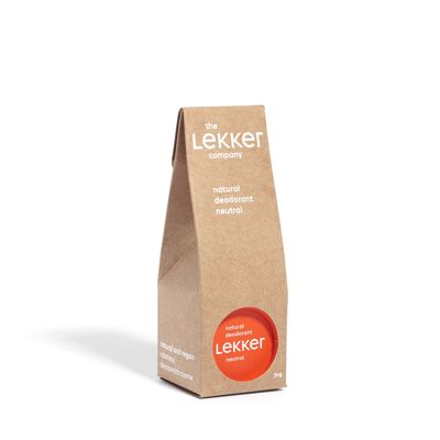 Déodorant naturel neutre de The Lekker Company