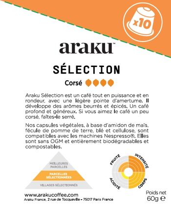 Café en Grains Sélection Sachet 200G - Araku : Café de Spécialité