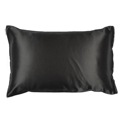 Black Silk Pillowcase - Single