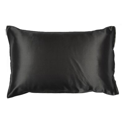 Black Silk Pillowcase - Single