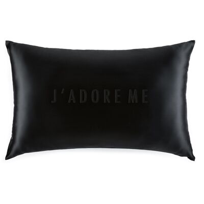 Limited Edition "J'Adore Me" Pink Silk Pillowcase - Single