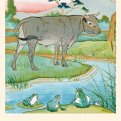 Fable Card: The Frog and the Ox