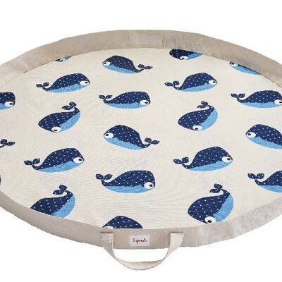 Foldable whale play mat