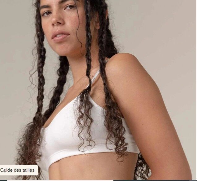 Mina Organic Cotton Bra White-Cloud