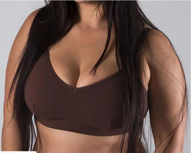 Mina ++ Organic Cotton Bra Nude-Brown