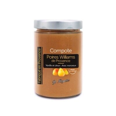 Williams YR pear compote 580 ml - low in sugars