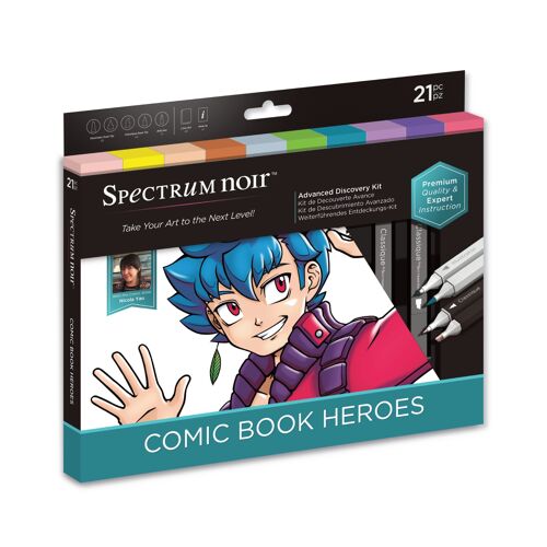 Spectrum Noir Adv Discovery Kit - Comic Book Heroes