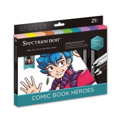 Spectrum Noir Adv Discovery Kit - Héroes del cómic