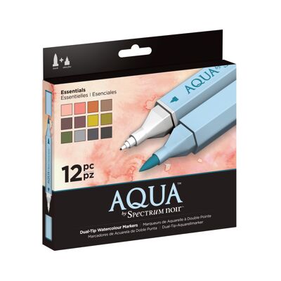 Ensemble de 12 stylos Aqua by Spectrum Noir - Essentials