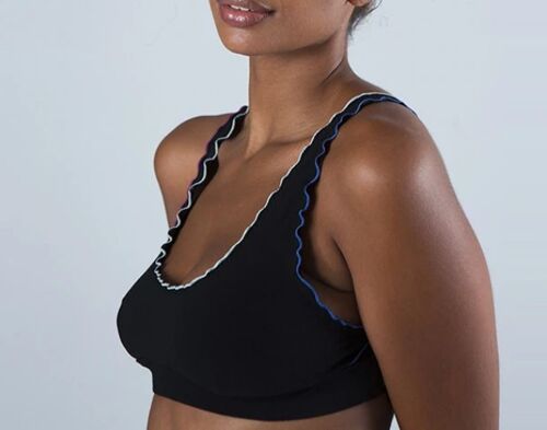 Buy wholesale Greta Organic Cotton Bra Black-Bourdon