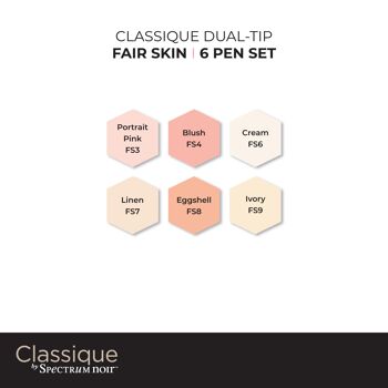 Spectrum Noir Classique (6PC) - Peau Claire 4