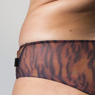Shorty Holly Recycled Tulle Tiger Print