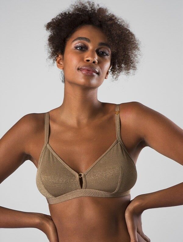 Triangolo Flora Iridescente Oro-Oro