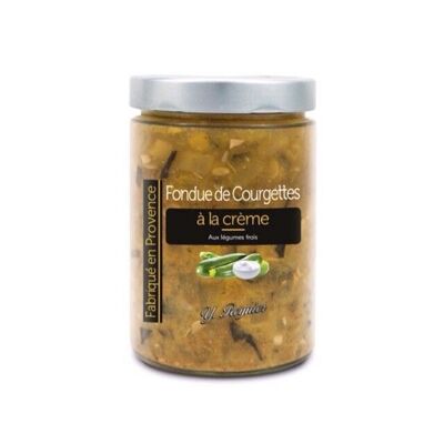 Zucchinifondue mit YR-Creme 580 ml