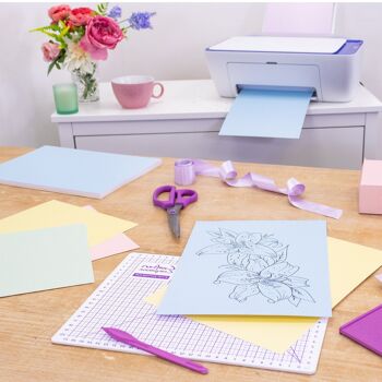 Pack de cartes imprimables Crafter's Companion Centura Pearl - Pastels A4 3