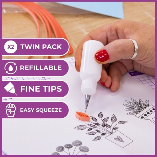 Crafter's Companion - Fine Tip Glue Applicator (2PC)