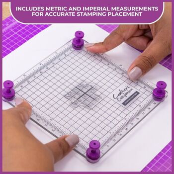 Plate-forme d'estampage Crafter's Companion 4"x4" 2