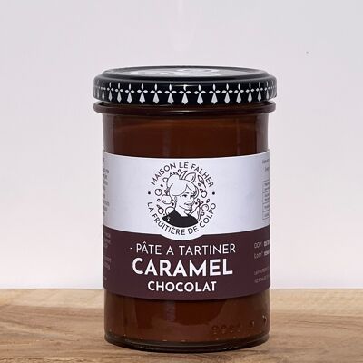 Caramel chocolate spreads