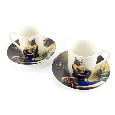 Espresso-Set, Vermeer, Milchmädchen
