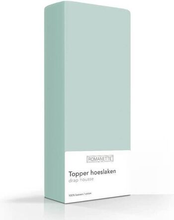 Topper Romanette Dusty Green 90x200