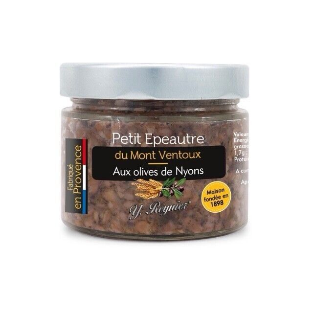 Small spelled from Mt Ventoux with olives from Nyons YR 314 ml