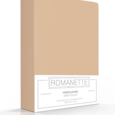 Romanette Hoeslaken Lichtbruin 180x220