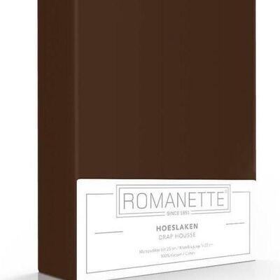 Romanette Hoeslaken Bruin 140x200