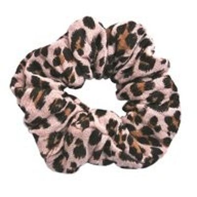 Scrunchie Leopard Rosa