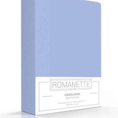 Romanette Hoeslaken Azul 100x200