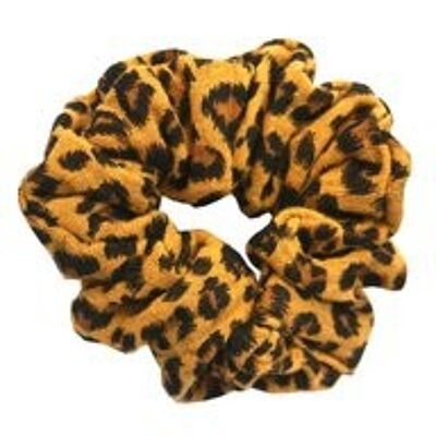 Scrunchie Leopard Ocher