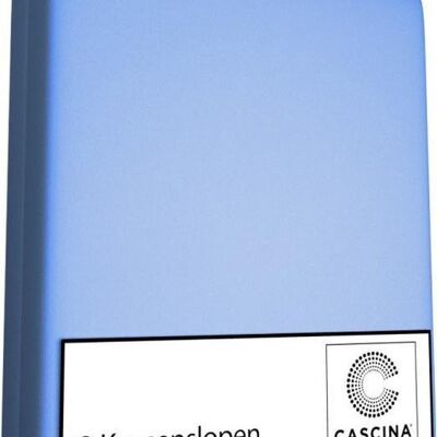 Cascina Colorini Tc220 Pillowcase/Smooth 2X 60X70 Blue 60x70
