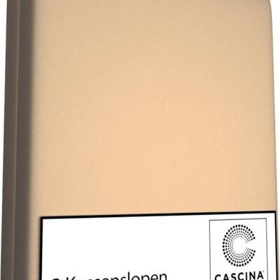 Cascina Colorini Tc220 Pillowcase/Oxford Edge 2X60X70 Sand 60x70
