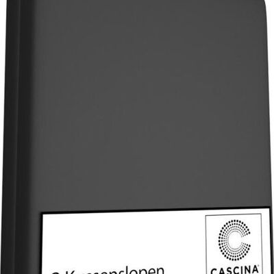 Funda de Almohada Cascina Colorini Tc220 / Oxford Edge 2X60X70 Antra 60x70