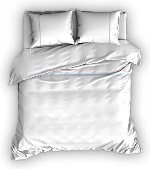 Cascina Colorini Tc220 Duvet Cover Divina White/Blue 200x220