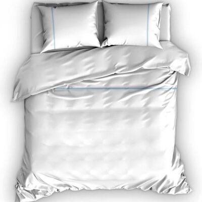 Cascina Colorini Tc220 Duvet Cover Divina White/Blue 200x220