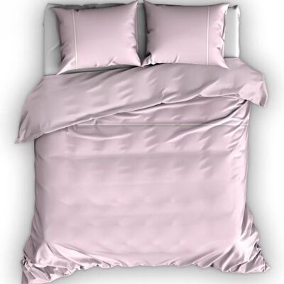 Housse de couette Cascina Colorini Tc220 Divina Rose/Blanc 140x220