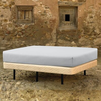 Cascina Colorini Tc220 Coperchio Montato a Molla Scatola Argento 160x220